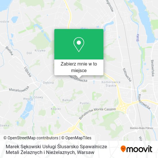 Mapa Marek Sękowski Usługi Ślusarsko Spawalnicze Metali Żelaznych i Nieżelaznych