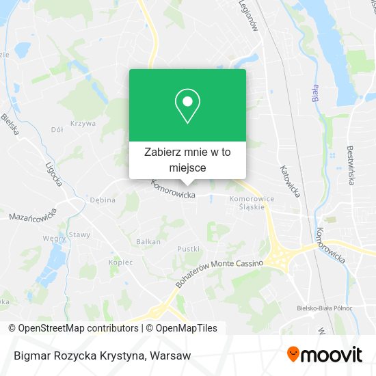 Mapa Bigmar Rozycka Krystyna