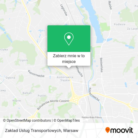 Mapa Zaklad Uslug Transportowych