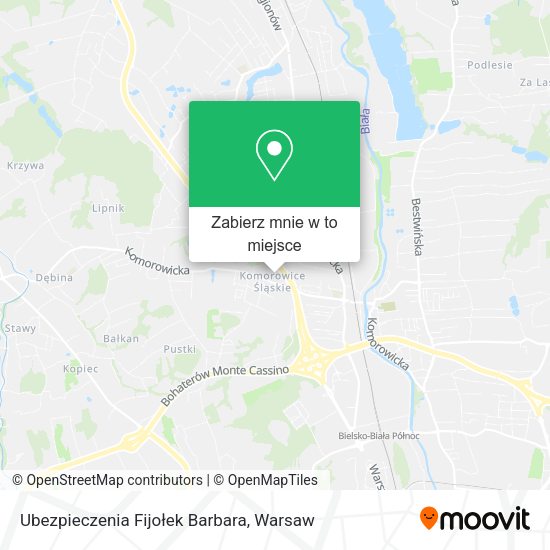 Mapa Ubezpieczenia Fijołek Barbara