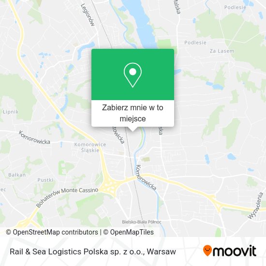 Mapa Rail & Sea Logistics Polska sp. z o.o.