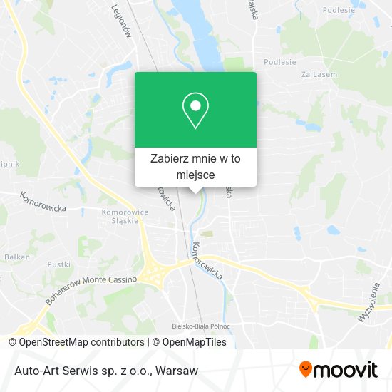 Mapa Auto-Art Serwis sp. z o.o.