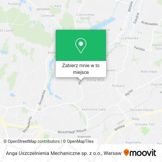 Mapa Anga Uszczelnienia Mechaniczne sp. z o.o.