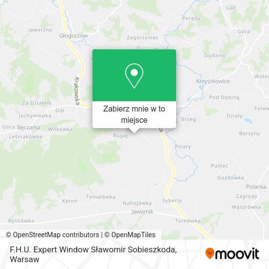 Mapa F.H.U. Expert Window Sławomir Sobieszkoda