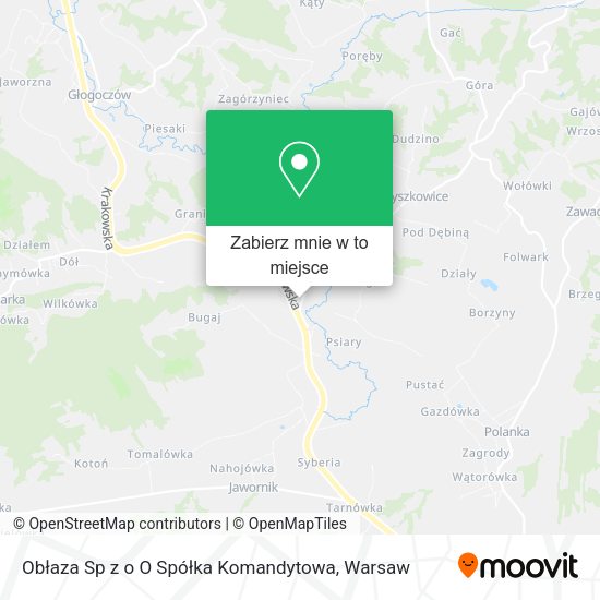 Mapa Obłaza Sp z o O Spółka Komandytowa