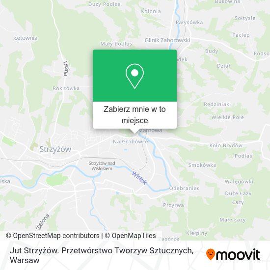 Mapa Jut Strzyżów. Przetwórstwo Tworzyw Sztucznych