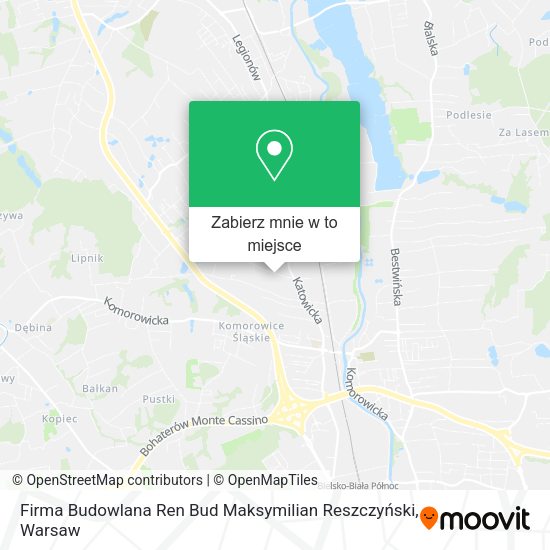 Mapa Firma Budowlana Ren Bud Maksymilian Reszczyński