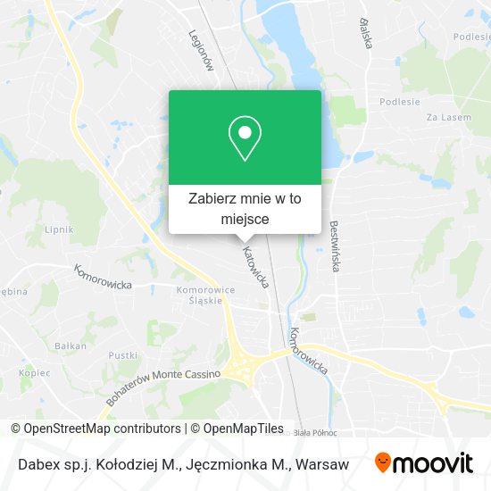 Mapa Dabex sp.j. Kołodziej M., Jęczmionka M.