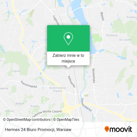 Mapa Hermes 24 Biuro Promocji