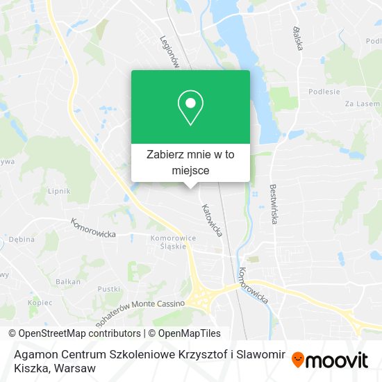 Mapa Agamon Centrum Szkoleniowe Krzysztof i Slawomir Kiszka