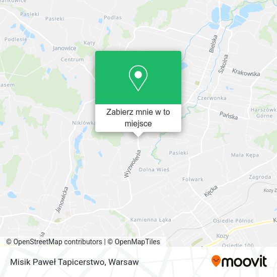 Mapa Misik Paweł Tapicerstwo