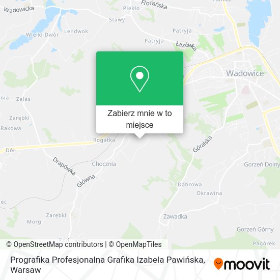 Mapa Prografika Profesjonalna Grafika Izabela Pawińska