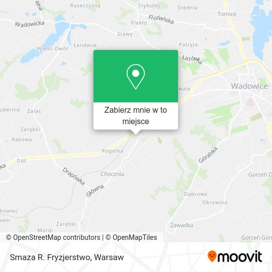 Mapa Smaza R. Fryzjerstwo