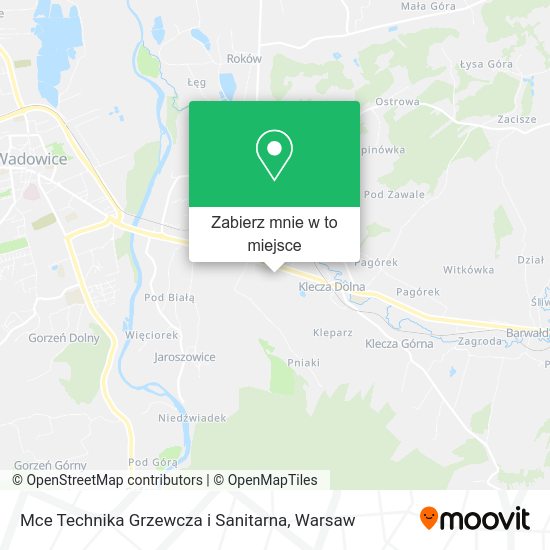 Mapa Mce Technika Grzewcza i Sanitarna