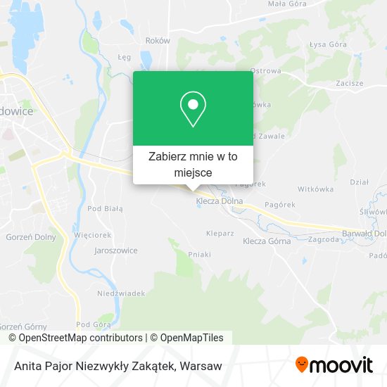 Mapa Anita Pajor Niezwykły Zakątek