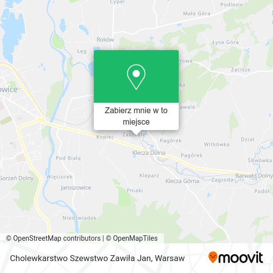 Mapa Cholewkarstwo Szewstwo Zawiła Jan