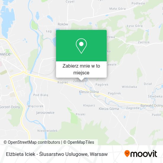 Mapa Elżbieta Iciek - Ślusarstwo Usługowe