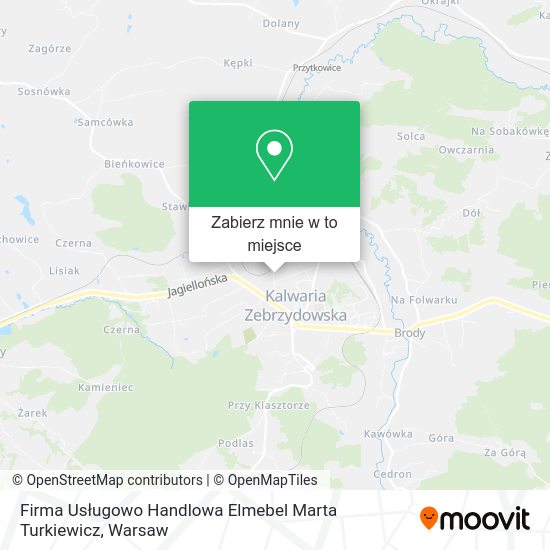 Mapa Firma Usługowo Handlowa Elmebel Marta Turkiewicz