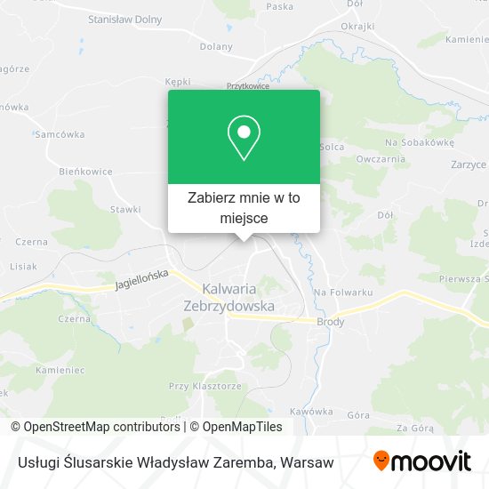 Mapa Usługi Ślusarskie Władysław Zaremba