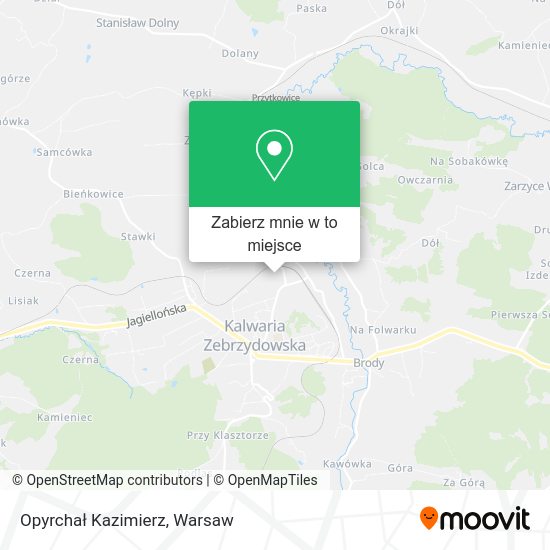 Mapa Opyrchał Kazimierz