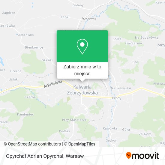 Mapa Opyrchał Adrian Opyrchał