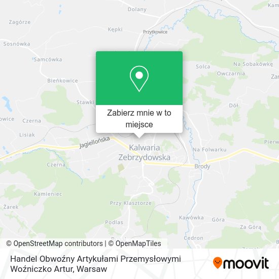 Mapa Handel Obwoźny Artykułami Przemysłowymi Woźniczko Artur