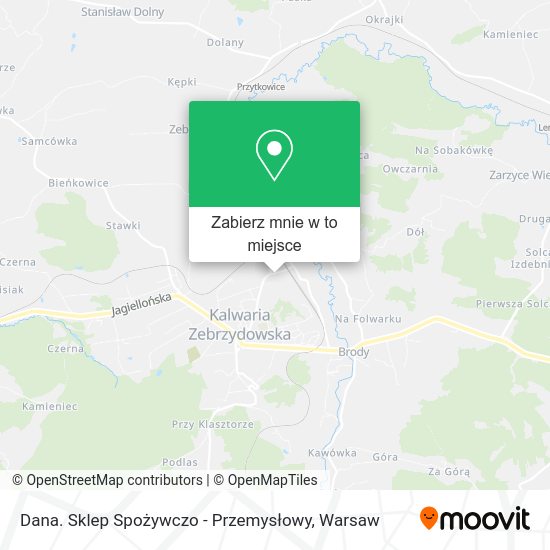 Mapa Dana. Sklep Spożywczo - Przemysłowy