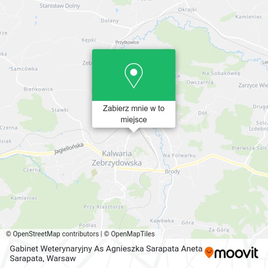 Mapa Gabinet Weterynaryjny As Agnieszka Sarapata Aneta Sarapata