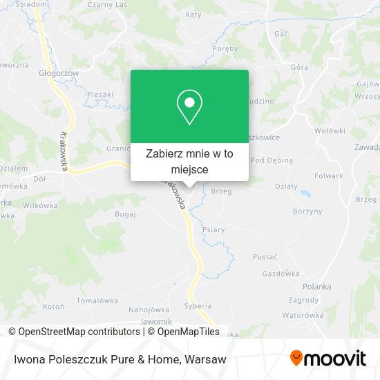 Mapa Iwona Poleszczuk Pure & Home