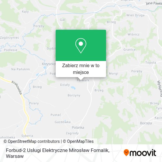 Mapa Forbud-2 Usługi Elektryczne Mirosław Fornalik