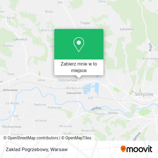 Mapa Zaklad Pogrzebowy