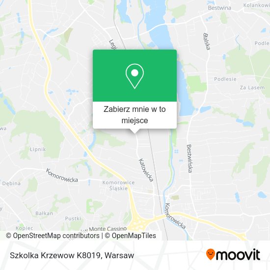 Mapa Szkolka Krzewow K8019