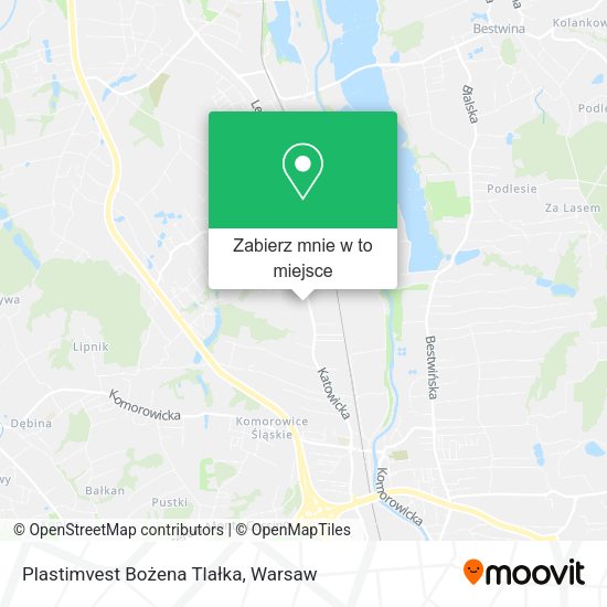 Mapa Plastimvest Bożena Tlałka