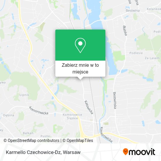 Mapa Karmello Czechowice-Dz