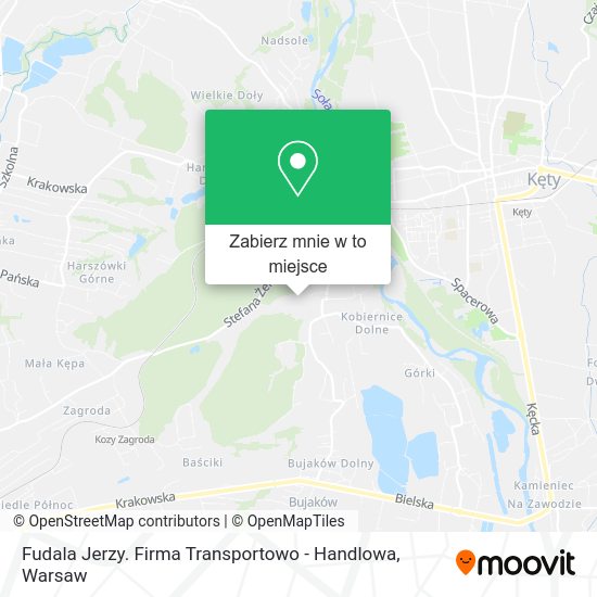 Mapa Fudala Jerzy. Firma Transportowo - Handlowa