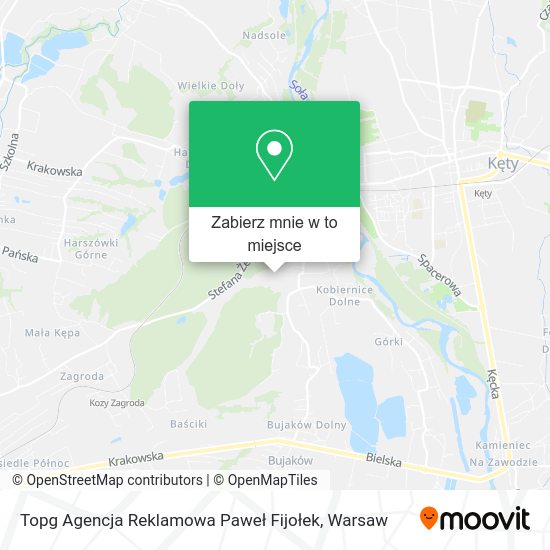 Mapa Topg Agencja Reklamowa Paweł Fijołek