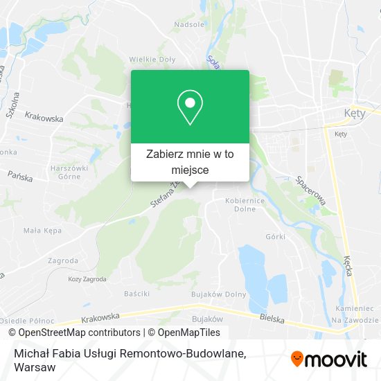 Mapa Michał Fabia Usługi Remontowo-Budowlane