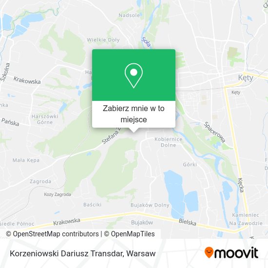 Mapa Korzeniowski Dariusz Transdar