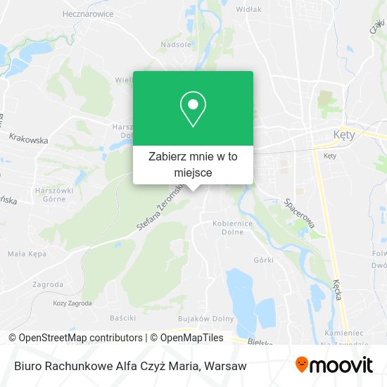 Mapa Biuro Rachunkowe Alfa Czyż Maria