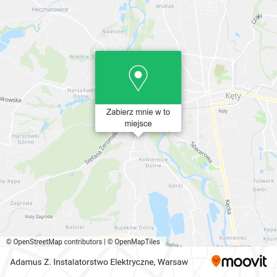 Mapa Adamus Z. Instalatorstwo Elektryczne