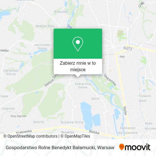 Mapa Gospodarstwo Rolne Benedykt Bałamucki