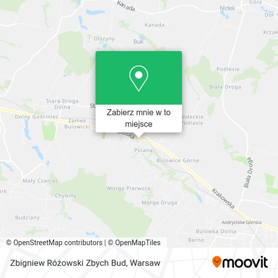 Mapa Zbigniew Różowski Zbych Bud