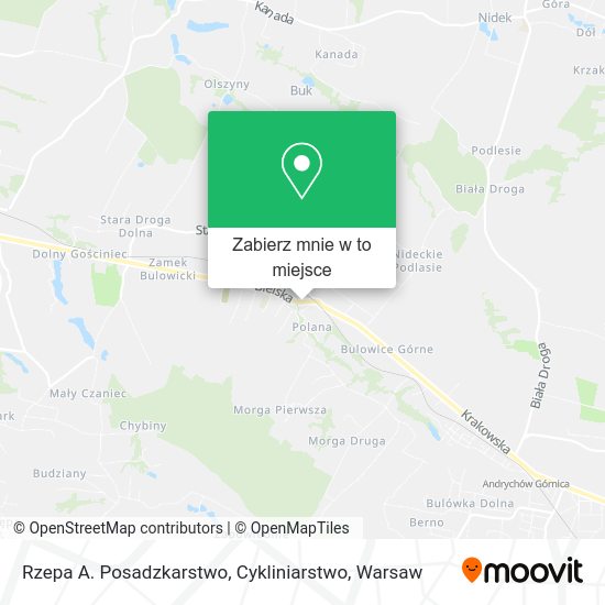 Mapa Rzepa A. Posadzkarstwo, Cykliniarstwo