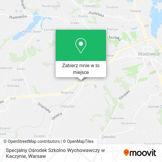 Mapa Specjalny Ośrodek Szkolno Wychowawczy w Kaczynie