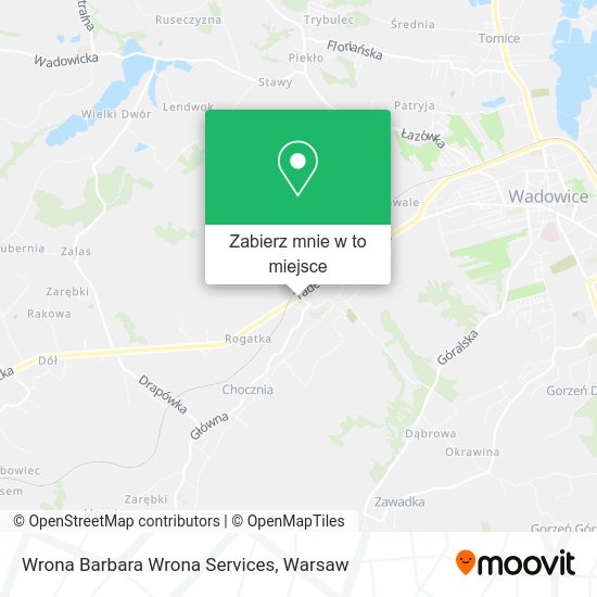 Mapa Wrona Barbara Wrona Services