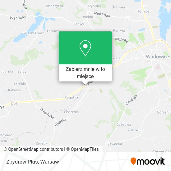 Mapa Zbydrew Plus