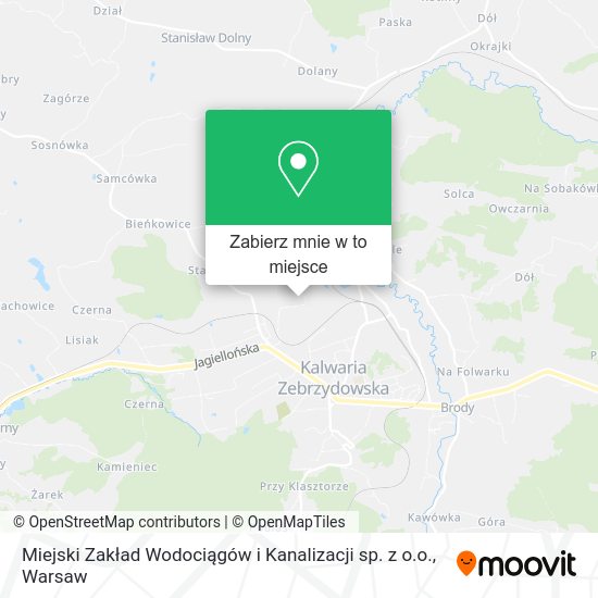 Mapa Miejski Zakład Wodociągów i Kanalizacji sp. z o.o.