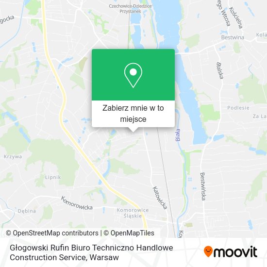 Mapa Głogowski Rufin Biuro Techniczno Handlowe Construction Service