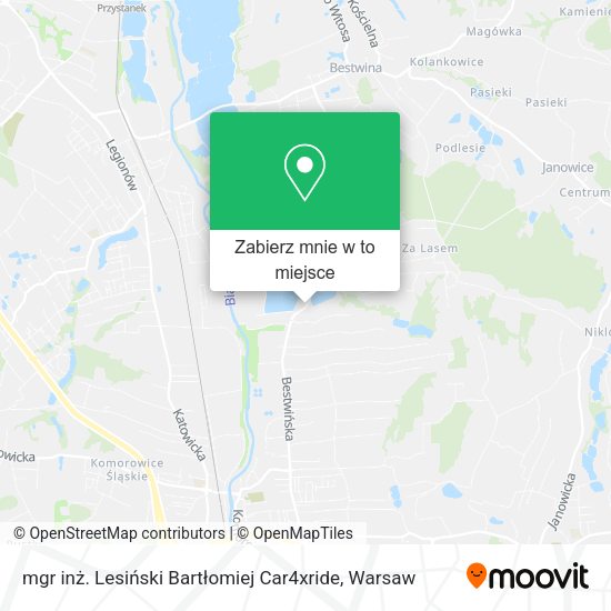 Mapa mgr inż. Lesiński Bartłomiej Car4xride