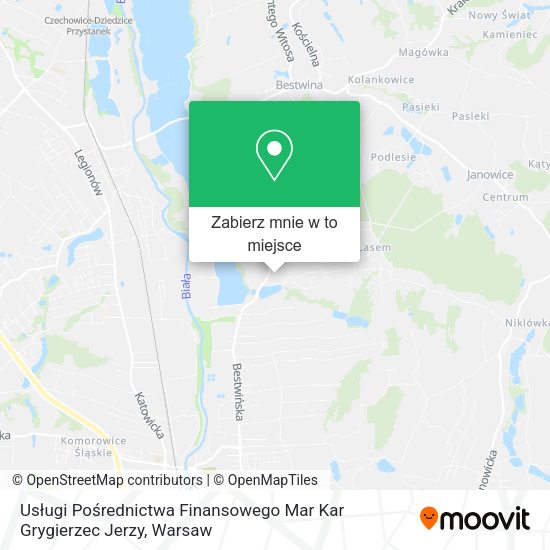 Mapa Usługi Pośrednictwa Finansowego Mar Kar Grygierzec Jerzy